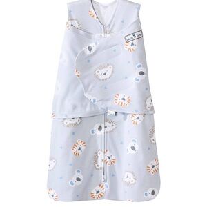Halo Kids Pajamas Sleep Sack - White with Orange and Blue Accents